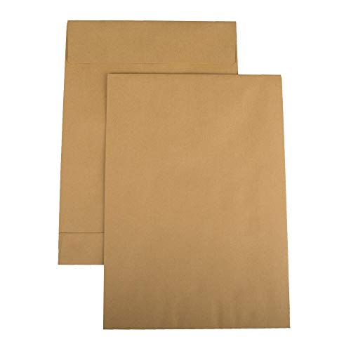 250 Faltenversandtaschen DIN E4 280 x 400 x 40 mm braun Selbstklebeverschluss ohne Fenster Faltentasche Versandtasche Umschläge von BB-Verpackungen