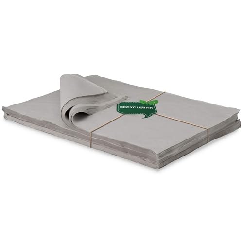 BB-Verpackungen 1 kg Seidenpapier Packseide 37,5 x 50 cm 35 g/m² stark (1kg ca. 150 Blatt) | Packpapier in Industriequalität für Umzug und Versand aus recyceltem Material von BB-Verpackungen