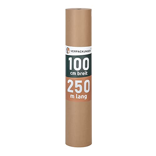 BB-Verpackungen 3 x Natronmischpapier 100 cm x 250 m (Grammatur 80 g/m², einseitig glatt, braun) - Sets zwischen 1 und 10 Rollen von BB-Verpackungen