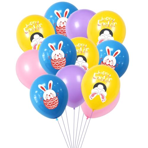 Ostern Luftballons, Ostern Latex Luftballons Ostern Deko, Happy Easter Luftballons Luftballons Themed Latex Ostern Ballo Set Party von BBASILIYSD