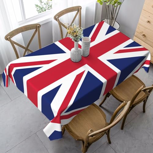 BBAytu Rechteckige Tischdecke mit britischer Flagge, 89 x 140 cm, für Küche, Esszimmer, Außenbereich BBAytu Rechteckige Tischdecke mit britischer Flagge, 89 x 140 cm, für Küche, Esszimmer, Außenbereich von BBAytu