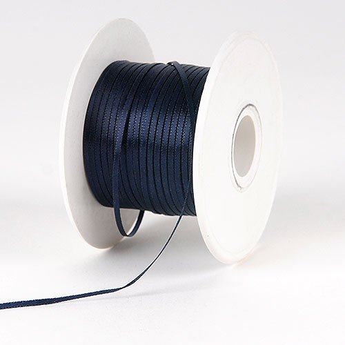 Black Satin Ribbon 1/8 inch 100 Yards by BBCrafts Black Satin Ribbon 1/8 inch 100 Yards by BBCrafts von BBCrafts