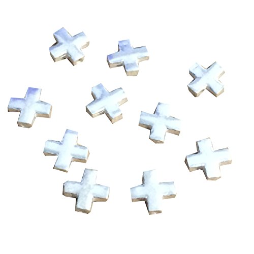 10 Sterling Silber Kreuz Perlen, winzige Kreuz Perlen, 925 Silber Kreuz Perlen von BBDMind
