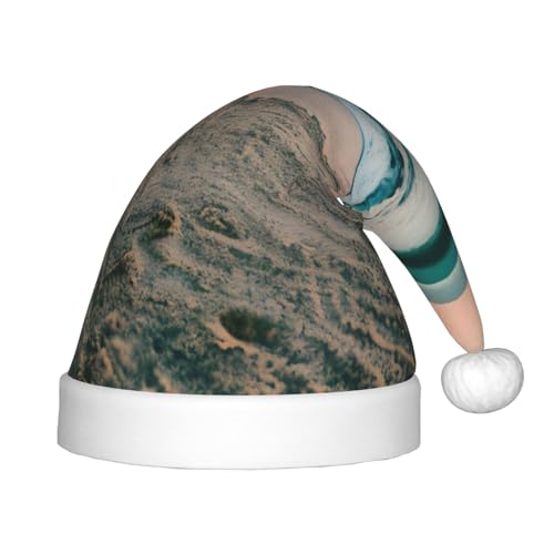 BBEXJIGY Strand-Sonnenuntergang Thema bedruckte Weihnachtsmütze, weich und bequem, Partyhut kleiner Kopf, unverzichtbar für die Saison BBEXJIGY Strand-Sonnenuntergang Thema bedruckte Weihnachtsmütze, weich und bequem, Partyhut kleiner Kopf, unverzichtbar für die Saison von BBEXJIGY