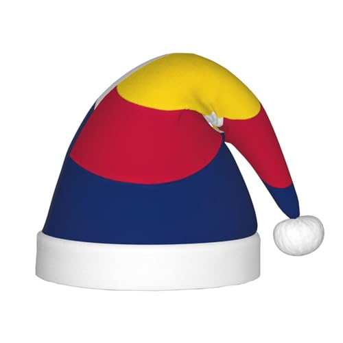 BBEXJIGY Weiche und bequeme Weihnachtsmütze mit Colorado-Flagge von BBEXJIGY