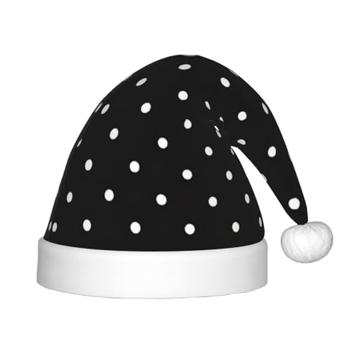 BBEXJIGY Weiche und bequeme Weihnachtsmütze mit weißem Punkte-Grafikdruck BBEXJIGY Weiche und bequeme Weihnachtsmütze mit weißem Punkte-Grafikdruck von BBEXJIGY