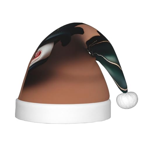 BBEXJIGY Weihnachtsmütze, Baseball-Druck, Mütze mit Handschuhen, weich und bequem, kleiner Kopf, unverzichtbar für die festliche Jahreszeit von BBEXJIGY