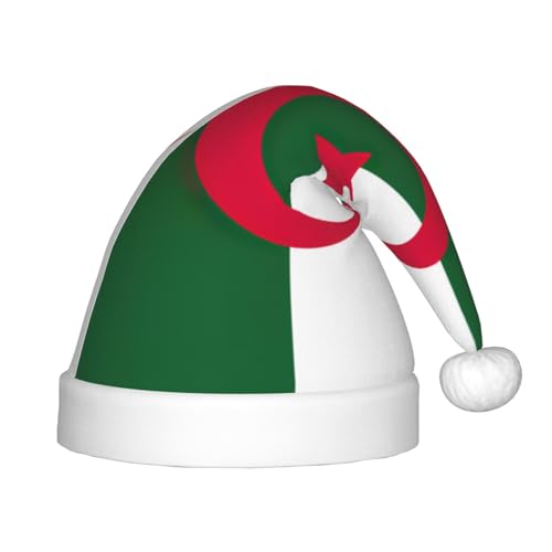 BBEXJIGY Weihnachtsmütze, bedruckt, Algerien-Flagge, weich und bequem, kleiner Kopf, festliche Jahreszeit BBEXJIGY Weihnachtsmütze, bedruckt, Algerien-Flagge, weich und bequem, kleiner Kopf, festliche Jahreszeit von BBEXJIGY