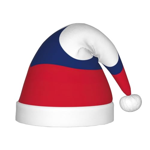BBEXJIGY Weihnachtsmütze, bedruckt, Laos-Flagge, weich und bequem, kleiner Kopf, festliche Jahreszeit BBEXJIGY Weihnachtsmütze, bedruckt, Laos-Flagge, weich und bequem, kleiner Kopf, festliche Jahreszeit von BBEXJIGY