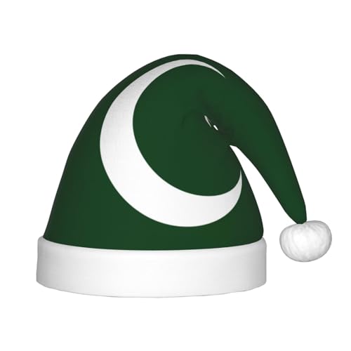 BBEXJIGY Weihnachtsmütze bedruckt mit der pakistanischen Flagge, weich und bequem, kleiner Kopf, unverzichtbares Accessoire für die Weihnachtszeit BBEXJIGY Weihnachtsmütze bedruckt mit der pakistanischen Flagge, weich und bequem, kleiner Kopf, unverzichtbares Accessoire für die Weihnachtszeit von BBEXJIGY