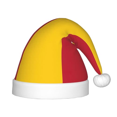 BBEXJIGY Weihnachtsmütze bedruckte Tschadfahne, weich und bequem, kleiner Kopfhut, unverzichtbar für die Weihnachtszeit von BBEXJIGY