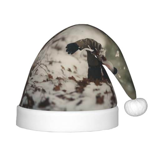 BBEXJIGY Weihnachtsmütze mit niedlichem Schneemann-Druck, weich und bequem, kleiner Kopf, ideal für die Weihnachtszeit BBEXJIGY Weihnachtsmütze mit niedlichem Schneemann-Druck, weich und bequem, kleiner Kopf, ideal für die Weihnachtszeit von BBEXJIGY