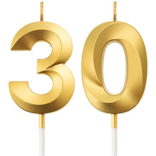 BBTO 30. Geburtstag Kerzen Kuchen Ziffer Kerzen Alles Gute zum Geburtstag Kuchen Topper Dekoration für Geburtstag Party Hochzeit Jahrestag Feier Lieferungen BBTO 30. Geburtstag Kerzen Kuchen Ziffer Kerzen Alles Gute zum Geburtstag Kuchen Topper Dekoration für Geburtstag Party Hochzeit Jahrestag Feier Lieferungen von BBTO