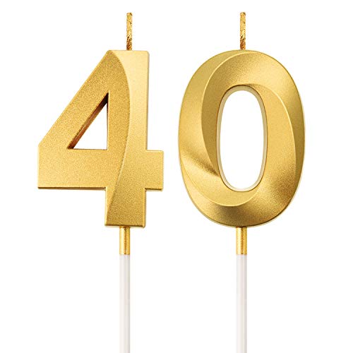 40. Geburtstag Kerzen Kuchen Ziffer Kerzen Alles Gute zum Geburtstag Kuchen Topper Dekoration für Geburtstag Party Hochzeit Jahrestag Feier Lieferungen 40. Geburtstag Kerzen Kuchen Ziffer Kerzen Alles Gute zum Geburtstag Kuchen Topper Dekoration für Geburtstag Party Hochzeit Jahrestag Feier Lieferungen von BBTO