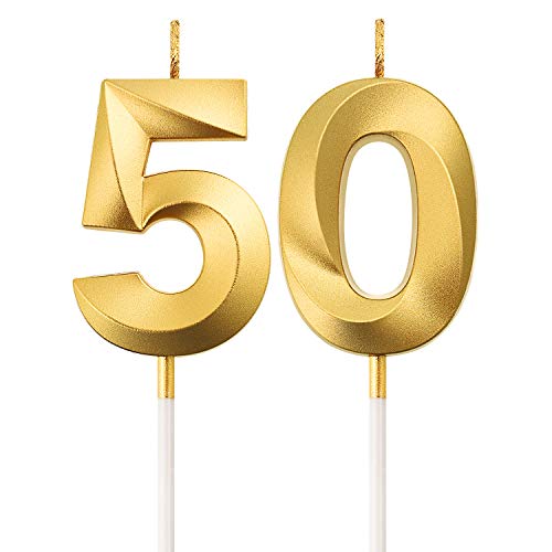 BBTO 50. Geburtstag Kerzen Kuchen Ziffer Kerzen Alles Gute zum Geburtstag Kuchen Topper Dekoration für Geburtstag Party Hochzeit Jahrestag Feier Lieferungen BBTO 50. Geburtstag Kerzen Kuchen Ziffer Kerzen Alles Gute zum Geburtstag Kuchen Topper Dekoration für Geburtstag Party Hochzeit Jahrestag Feier Lieferungen von BBTO