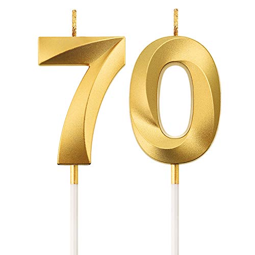 BBTO 70. Geburtstag Kerzen Kuchen Ziffer Kerzen Alles Gute zum Geburtstag Kuchen Topper Dekoration für Geburtstag Party Hochzeit Jahrestag Feier Lieferungen BBTO 70. Geburtstag Kerzen Kuchen Ziffer Kerzen Alles Gute zum Geburtstag Kuchen Topper Dekoration für Geburtstag Party Hochzeit Jahrestag Feier Lieferungen von BBTO