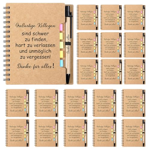 BBTO 20 Sets Dankeschön Geschenke für Kollegen Mitarbeiter Liniert Notizblöcke Danke für Alles Kugelschreiber Haftnotizen Abschiedsgeschenk für Arbeitskollegen Rente Jobwechsel Verabschiedung BBTO 20 Sets Dankeschön Geschenke für Kollegen Mitarbeiter Liniert Notizblöcke Danke für Alles Kugelschreiber Haftnotizen Abschiedsgeschenk für Arbeitskollegen Rente Jobwechsel Verabschiedung von BBTO