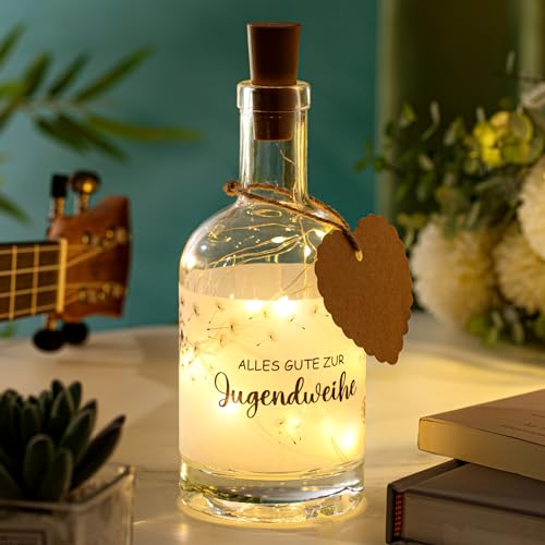 BBTO Jugendweihe Geschenke Alles Gute zur Jugendweihe Flaschen Flaschenlicht Geldgeschenk LED Geld Leuchtflasche Geburtstag Geschenk für Erwachsen Jugendliche BBTO Jugendweihe Geschenke Alles Gute zur Jugendweihe Flaschen Flaschenlicht Geldgeschenk LED Geld Leuchtflasche Geburtstag Geschenk für Erwachsen Jugendliche von BBTO