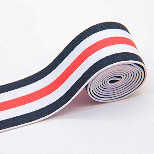 Regenbogen-Gummibänder 4 cm breite Kornhose Elastisches Band Taillenband 40 mm Verdickungsgurt-Nähstoff 1M, schwarz weiß rot, 4 cm 1M Regenbogen-Gummibänder 4 cm breite Kornhose Elastisches Band Taillenband 40 mm Verdickungsgurt-Nähstoff 1M, schwarz weiß rot, 4 cm 1M von BBZ