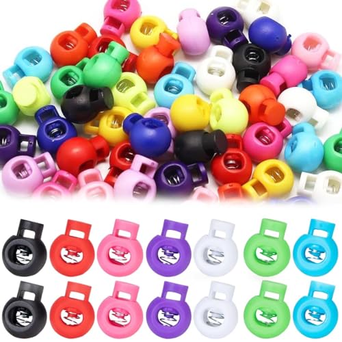 BCBF 70 Stück Kordelstopper, Kordelstopper 1 Loch,Bunt Kordelklemme Kordelstopper Einzelne Loch Federschnurschlösser Für Kordelzug Bekleid Rucksack,Kordel Stopper 2.3×1.8Cm BCBF 70 Stück Kordelstopper, Kordelstopper 1 Loch,Bunt Kordelklemme Kordelstopper Einzelne Loch Federschnurschlösser Für Kordelzug Bekleid Rucksack,Kordel Stopper 2.3×1.8Cm von BCBF