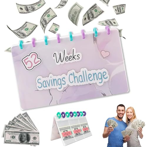 BCEDIGAD Saving Challenge Book Budget Planner,52 Week Savings Binder For Money Organizer Cash Savings Binder Savings Binder For Money Cash Stuffing Haushaltsbuch Für Finanzplaner Buget Sparen Mappe BCEDIGAD Saving Challenge Book Budget Planner,52 Week Savings Binder For Money Organizer Cash Savings Binder Savings Binder For Money Cash Stuffing Haushaltsbuch Für Finanzplaner Buget Sparen Mappe von BCEDIGAD