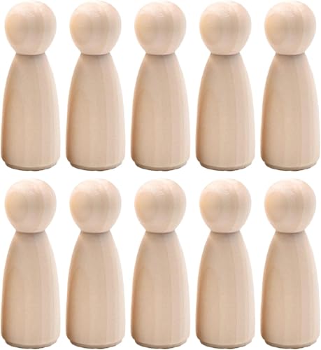 10 Pcs HöLzerne Peg PuppenköRper 53 Mm Natur Plain Holz Körper Puppen Spielfiguren Diy Holzfiguren Holz Figurenkegel für Diy Kunsthandwerk Farbe Geschnitzt Weihnachten Geburtstag Dekoration 10 Pcs HöLzerne Peg PuppenköRper 53 Mm Natur Plain Holz Körper Puppen Spielfiguren Diy Holzfiguren Holz Figurenkegel für Diy Kunsthandwerk Farbe Geschnitzt Weihnachten Geburtstag Dekoration von BCENG