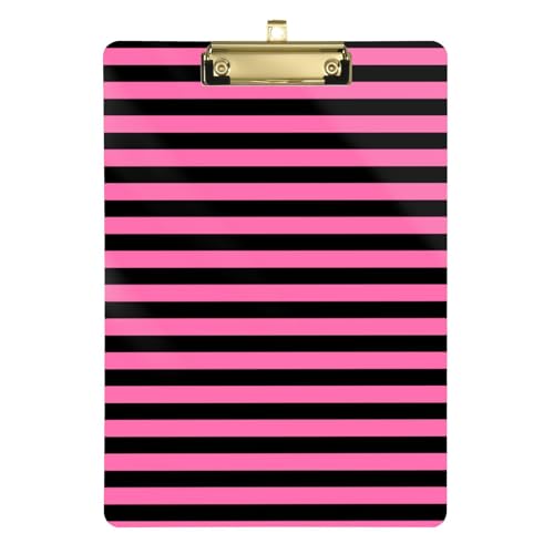 Pfirsichschwarze horizontale Streifen, Neon, A4, klinisches Klemmbrett, Krankenpflege, transparent, für 5. Klasse, Essentials für Lehrer, Gold, 22,9 x 30,5 cm Pfirsichschwarze horizontale Streifen, Neon, A4, klinisches Klemmbrett, Krankenpflege, transparent, für 5. Klasse, Essentials für Lehrer, Gold, 22,9 x 30,5 cm von BCFHRGT