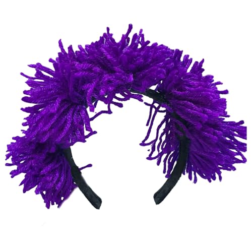 BCIOUS Buntes Pompon-Stirnband für Unabhängigkeitstage, Requisiten, Kopfschmuck, US-Wahlen, Haarreif, Paraden, Zubehör, Foto-Kopfschmuck, Schulaufführungen, Kopfbedeckung von BCIOUS
