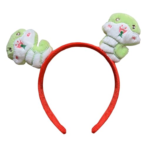 BCIOUS Plüsch-Haarbänder, festliche Foto-Requisiten, Halloween, Anime, Stirnbänder, Party-Kopfschmuck, lustige Stirnbänder für Neujahr 2025, Cartoon-Haarband für Kinder von BCIOUS