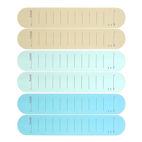 MemosPad-Lineal, beschreibbar, löschbar, für Studenten, Erwachsene, Strumpffüller, Memo-Band von BCIOUS