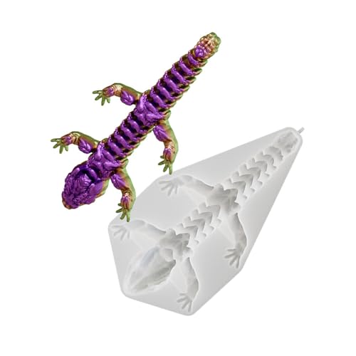 Silikonform mit Drachen-Kristallen, realistische Drachenfigur, Basteln, Tiermotiv, Epoxidharz-Form für Handarbeit von BCIOUS