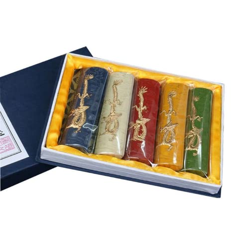 BCJMKDX 5 teile/satz Tinte Stick Block Set for Malerei Gongbi Zeichnung Tinte Malerei Pinsel Kalligraphie(Blue) von BCJMKDX