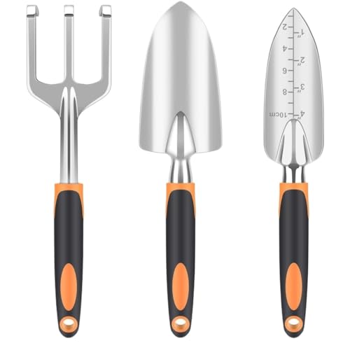 BCJMKDX Gartengeräte, Rostfreies Gartenwerkzeug-Set – langlebige Gartengeräte for drinnen und draußen for Gärtner, Männer und Frauen von BCJMKDX