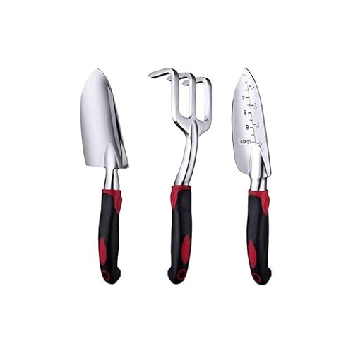 BCJMKDX Gartengeräte, Rostfreies Gartenwerkzeug-Set – langlebige Gartengeräte for drinnen und draußen for Gärtner, Männer und Frauen von BCJMKDX