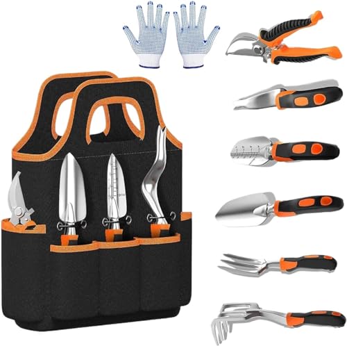 BCJMKDX Gartengeräte, Rostfreies Gartenwerkzeug-Set – perfekt for den Innen- und Außenbereich for Gärtner, Männer und Frauen von BCJMKDX