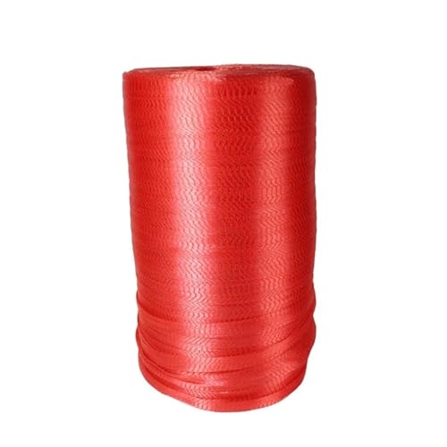 BCJMKDX Obst-Netzgewebe. for Halbzeuge in Rollennetz-Schneideseilnetz-Verpackung, Aufbewahrungsbeutel for Gemüse, Obst und Trockenfrüchte(Red,Length 5M) von BCJMKDX