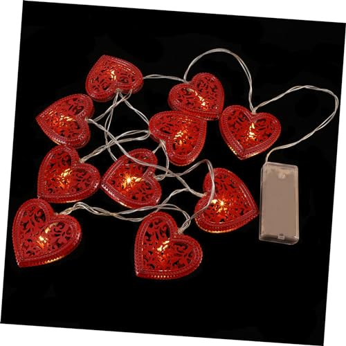 BCOATH Valentinstag Herzform Lichterketten Schmiedeeisen Usb Lichterketten Schmuck Lampe Rot Warm Weiß 10 Keine Batterie BCOATH Valentinstag Herzform Lichterketten Schmiedeeisen Usb Lichterketten Schmuck Lampe Rot Warm Weiß 10 Keine Batterie von BCOATH