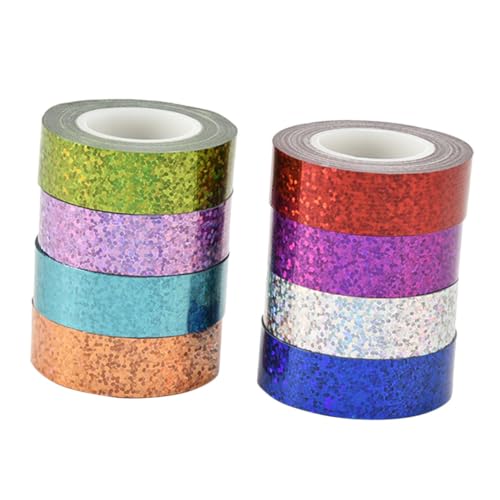 BCOATH 1 Set Reflective Glitter Tape Klebeband Für DIY Art Supplies Dekoratives Band Für Handwerksprojekte Holographic for Scrapbooking Gegenwärtige Verpackung BCOATH 1 Set Reflective Glitter Tape Klebeband Für DIY Art Supplies Dekoratives Band Für Handwerksprojekte Holographic for Scrapbooking Gegenwärtige Verpackung von BCOATH