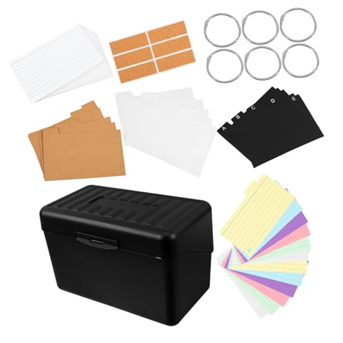 BCOATH 1 Setzen Sie Plastic Byatskartenbox Karteikartenorganisator Registerkarte Kord Kartenhalter Flash Card Holder Box Bild Kartenkarten Anzeige Organizer Für Die Organisierte von BCOATH