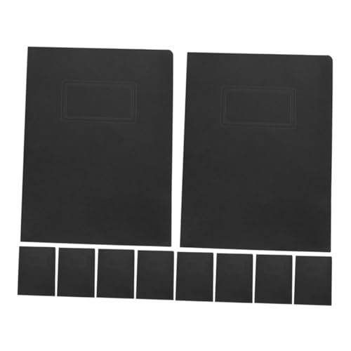 BCOATH 10 Stück Faltbare Papier Dokumentenmappe mit Zwei Fächern Schwarzer Ordner für Aktenorganisation Stabile Papierhülle für Büro Schule Geschäft und Heimgebrauch BCOATH 10 Stück Faltbare Papier Dokumentenmappe mit Zwei Fächern Schwarzer Ordner für Aktenorganisation Stabile Papierhülle für Büro Schule Geschäft und Heimgebrauch von BCOATH