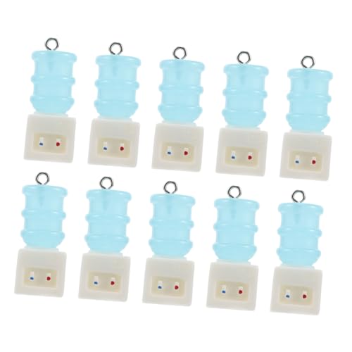 BCOATH 10 Stück Miniatur-Harz-wasserspender-Charms, Süße Getränke-anhänger Für DIY-schlüsselanhänger, Ohrringe Und Schmuckherstellung, Dekoration von BCOATH
