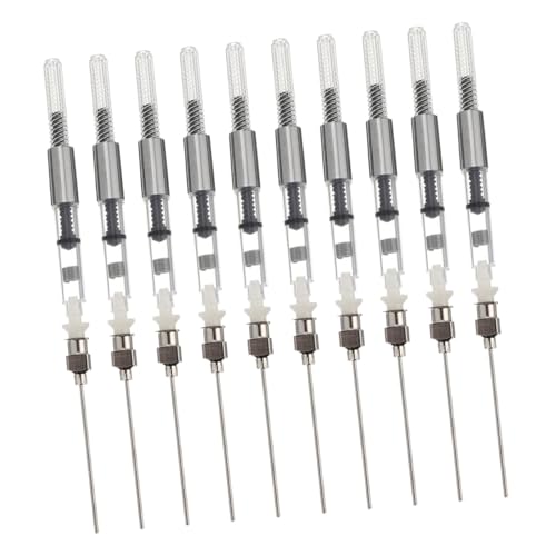 BCOATH 10 Stück Teiliges Füllfederhalter Tintenzufuhr Helfer Silber Tintenabsorber Für Europäische Standard Füller Geeignet Einfaches Befüllen Präzises Nachfüllen BCOATH 10 Stück Teiliges Füllfederhalter Tintenzufuhr Helfer Silber Tintenabsorber Für Europäische Standard Füller Geeignet Einfaches Befüllen Präzises Nachfüllen von BCOATH