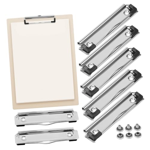 BCOATH 10 Stück Teiliges Metall Klemmbrett clips mit Nägeln Robuste Vielseitige Bürohänger Klammern für Schule Büro Zuhause zur Befestigung von Dokumenten und Berichten BCOATH 10 Stück Teiliges Metall Klemmbrett clips mit Nägeln Robuste Vielseitige Bürohänger Klammern für Schule Büro Zuhause zur Befestigung von Dokumenten und Berichten von BCOATH