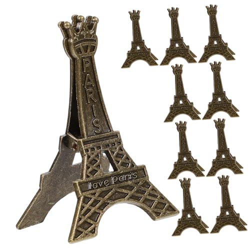 BCOATH 10 Stück Teiliges Metall Memo Halter Eiffelturm Design Tischkartenhalter Tischnummernhalter Notizhalter für Hochzeit Bankett Büro Dekoration BCOATH 10 Stück Teiliges Metall Memo Halter Eiffelturm Design Tischkartenhalter Tischnummernhalter Notizhalter für Hochzeit Bankett Büro Dekoration von BCOATH