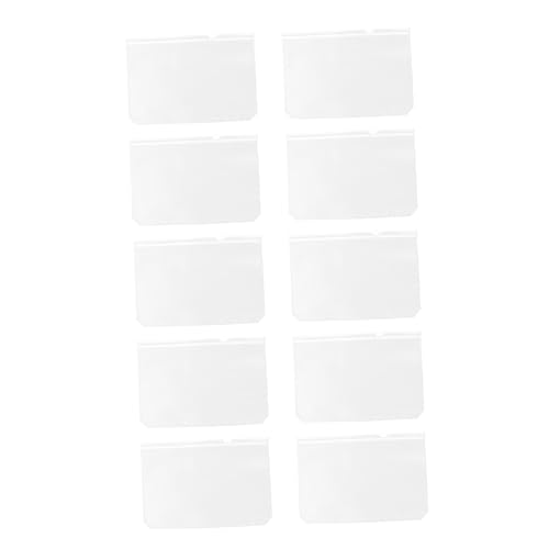 BCOATH 10 Stück Teiliges Transparente PVC Zipptaschen Wiederverwendbare Dokumenten Aufbewahrungstaschen mit Reißverschluss Klarer File Holder für Büro Schule Reise und Alltag BCOATH 10 Stück Teiliges Transparente PVC Zipptaschen Wiederverwendbare Dokumenten Aufbewahrungstaschen mit Reißverschluss Klarer File Holder für Büro Schule Reise und Alltag von BCOATH