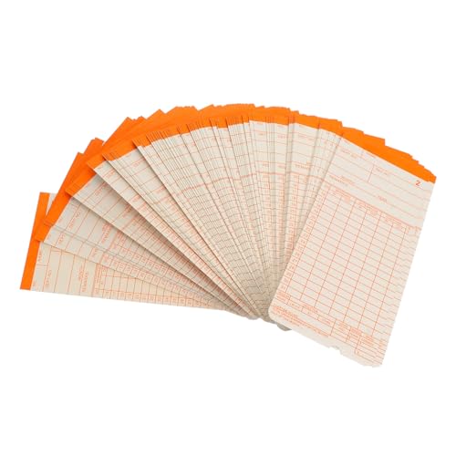 BCOATH 100 Blatt Doppelseitige Office Cards aus Robustem Papier für Zeiterfassung in Büro Lager und Werkstatt Kompatibel mit Gängigen Stempeluhr modellen Praktische Anwesenheitskarten BCOATH 100 Blatt Doppelseitige Office Cards aus Robustem Papier für Zeiterfassung in Büro Lager und Werkstatt Kompatibel mit Gängigen Stempeluhr modellen Praktische Anwesenheitskarten von BCOATH