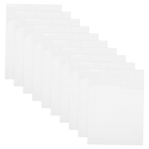 BCOATH 100 Blatt Selbstklebende Laminierfolien PVC Glatt Transparent Fotoschutz Laminierfolie Selbsthaftend für Fotolaminierung ohne Blasen von BCOATH