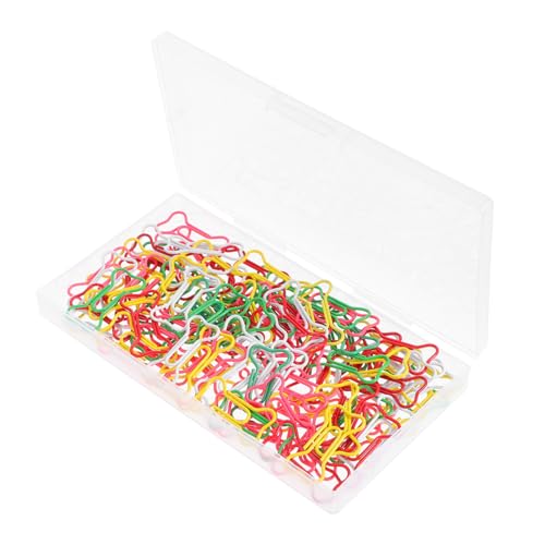 BCOATH 100 Stück Kreatives Lesezeichenjacke -Set Knochenformpapierclips Lesezeichenclips aus Metall Notizbuch-Büroklammern Bunt Animal Lesezeichen Clips Nette Notebook -Clips BCOATH 100 Stück Kreatives Lesezeichenjacke -Set Knochenformpapierclips Lesezeichenclips aus Metall Notizbuch-Büroklammern Bunt Animal Lesezeichen Clips Nette Notebook -Clips von BCOATH