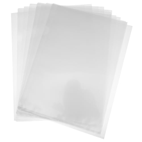 BCOATH 100 Stück L-förmige Aktenordner, Durchsichtige Kunststoff-projekttaschenhüllen Im A4-format, Kunststoffordner, Projektdokumentenhüllen, Projektjackenhüllen Für Zuhause, Schule, von BCOATH
