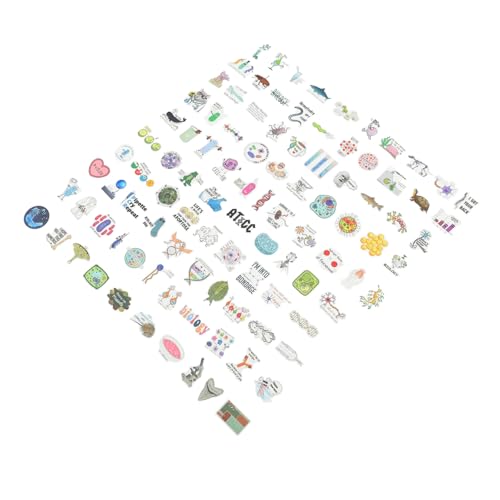 BCOATH 100 Stück Teiliges Wissenschafts Sticker Dekorative Selbstklebende Aufkleber aus Langlebig und Vielseitig für Laptop Koffer Notizbuch Skateboard und Mehr Bunte Muster für Kreative BCOATH 100 Stück Teiliges Wissenschafts Sticker Dekorative Selbstklebende Aufkleber aus Langlebig und Vielseitig für Laptop Koffer Notizbuch Skateboard und Mehr Bunte Muster für Kreative von BCOATH
